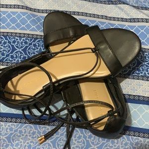 Le chateau Black FlatSandal